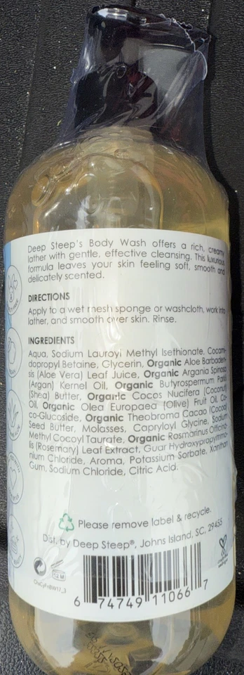 Jabón corporal profundo empinado, 17 oz Cypres Fennel The Folly Pier Charleston Coll Ex 11/25 Foto 2 de 2