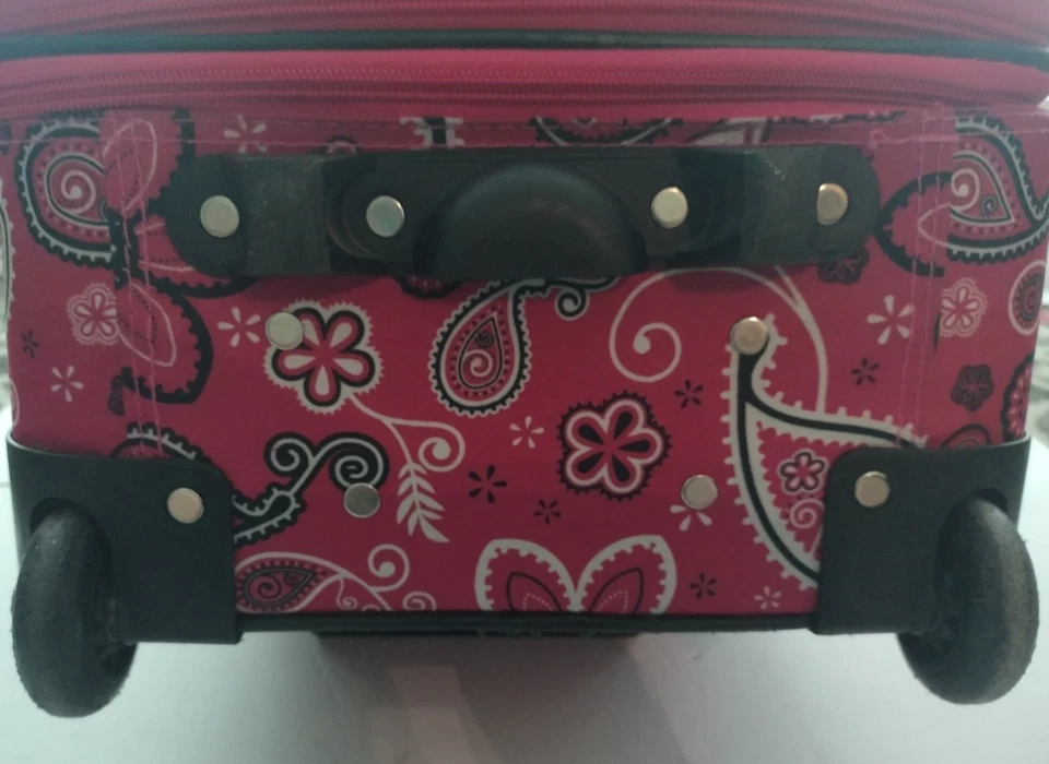 Maleta Rockland Rolling (impresión floral rosa)  Foto 4 de 4