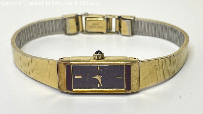 Vintage Pulsar Gold Tone Ladies Watch 21.1g