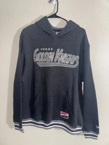 NEW ERA LAS VEGAS GOLDEN KNIGHTS HOCKEY SWEATSHIRT HOODIE MENS SIZE L - product listing photo