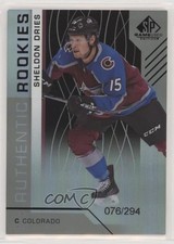 2018 Upper Deck SP Game Used Authentic Rookies Rainbow 76/294 Sheldon Dries 00ah