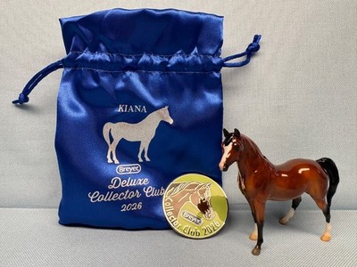 Breyer Glossy Arabian Mare  Kiana  + PIN - Stablemate Deluxe Collector Club 2026