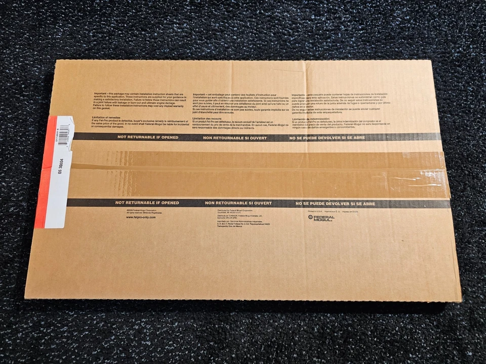 Прокладка поддона масла Felpro OS 30804 для VW Volkswagen Golf Jetta Passat Beetle Rabbit - Изображение 4 из 4