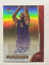2024-25 Finest Jalen Brunson Flashback True Gold Refractor Auto #/50 Knicks