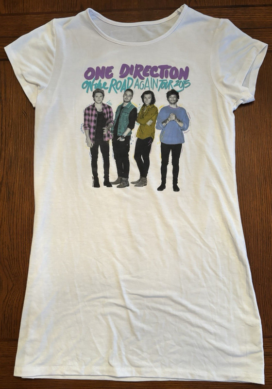 One Direction Ladies S-M T-Shirt On The Road Again Harry Styles Never Worn VIP