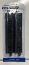 Bachmann EZ Track HO Scale 9" Straight Black Roadbed 4-Pack #44411