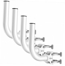 Universal Wireless Bridge Bracket Mount, 4-Pack J Pole Mounts, 180 4 Pack