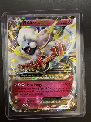 2016 Pokemon XY Fates Collide MEGA M Altaria EX 69/124 Full Art