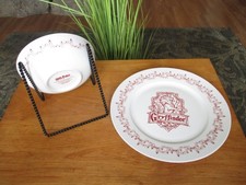 Harry Potter Warner Brothers GRYFFINDOR Bowl and Plate Dinnerware Set
