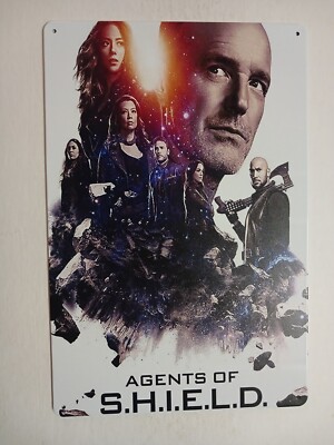 AGENTS OF S.H.I.E.LD  Blechschild 20x30 cm Clark Gregg Ming-Na Wen Brett Dalton