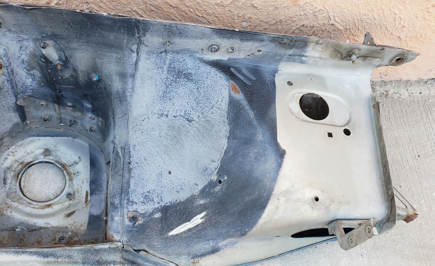 89 94 Nissan 240sx S13 LH front clip cut HOODLEDGE strut tower fender mount eBay