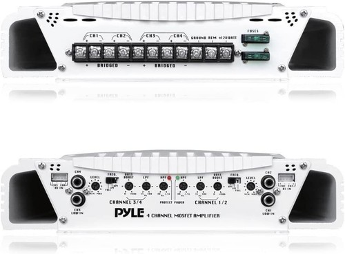 Pyle 2.1 Bluetooth Marine Amplifier Waterproof Receiver 4 Channel Speaker 1000W - Picture 2 of 8