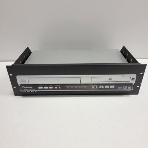 RACK MOUNTED - Panasonic VHS DVD Combo PV-D4745S Video Cassette Recorder Player - Picture 1 of 24