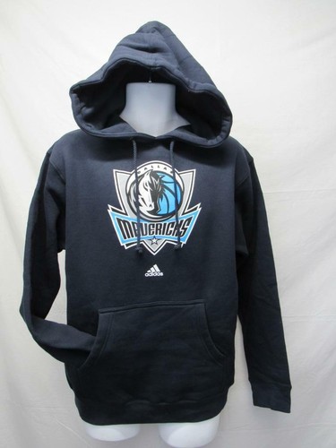 New Dallas Mavericks Mens Sizes S-M-L-XL-2XL Adidas Navy Hoodie - Picture 5 of 5