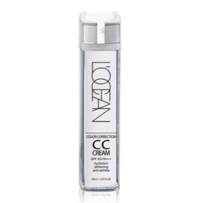 L'OCEAN Color Correction CC Cream 40ml SPF45 PA+++, Korean beauty