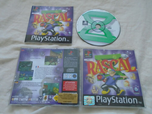 Rascal PS1 (COMPLETE) Sony Playstation black label adventure rare