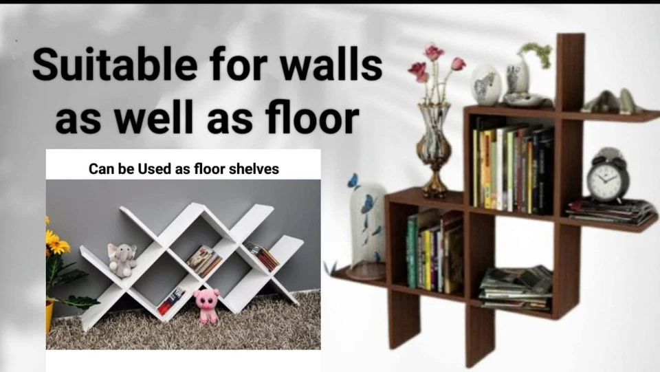 En Bois Spectacle pour Salle à Manger, Etagère Murale Manger Stylé Cadeau - Photo 3/4