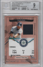 2009 Topps Ticket To Stardom Stub - game jersey #154/225 Ichiro Suzuki beckett 9