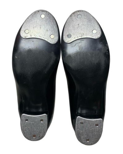 Little Girls Spotlights Black Tap Shoes Size: 13.5 - Picture 7 of 8