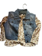 rare editions girls vest  Skirt Set Size 12,