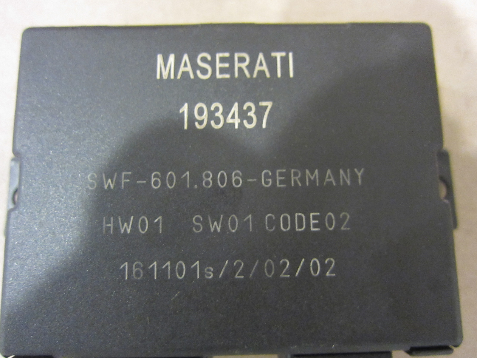 Maserati 4200 Coupe,Spyder. - Parking Sensor Control Unit - Part# 193437