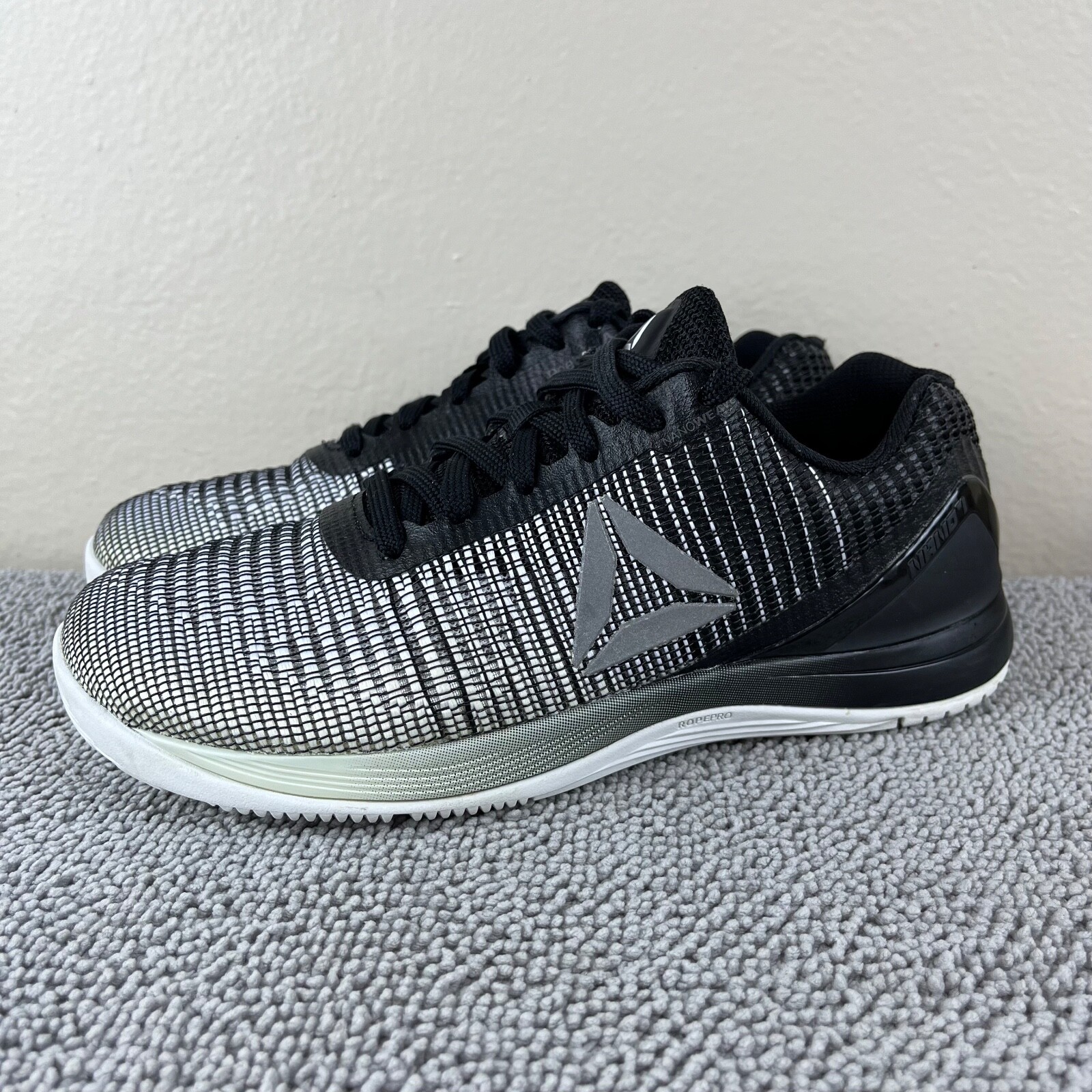 Reebok Nano 7 White Black CrossFit Weightlifting Shoe… Gem