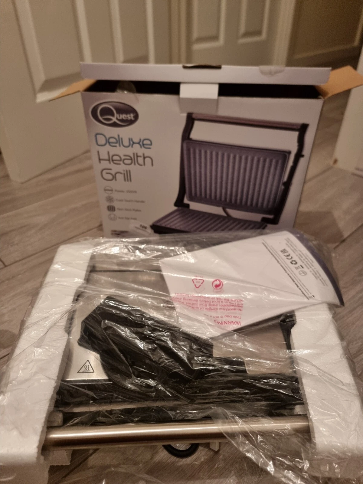 Quest Deluxe Health Grill Non Stick Plate