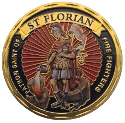 Feuerwehr Feuerwehr St Florian Münze Medaille Medaille