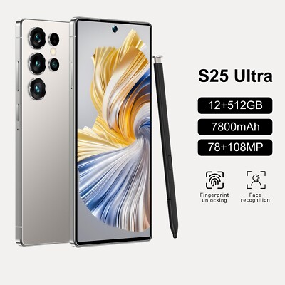 2025 S25 Ultra Smartphone 7.3” 12GB+512GB Factory Unlocked
