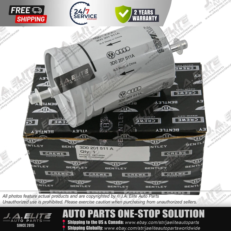 Filtro de combustible genuino para Bentley Continental GT GTC Flying Spur04-09, 3D0201511A Foto 4 de 4