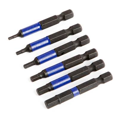 H2 bis H6 Bit-Satz 6 tlg Aufnahme 1/4'' HEX
