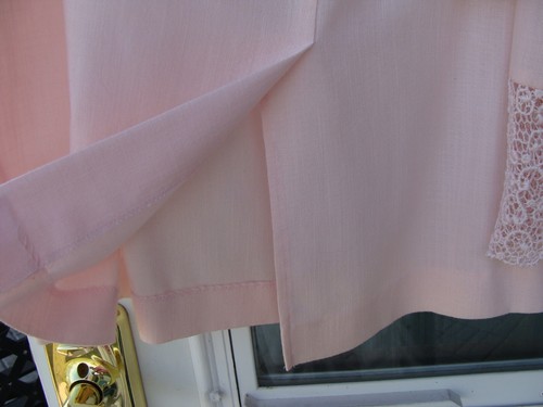 vintage Fashions women's XL pink skirt set crochet trim - Picture 8 of 12