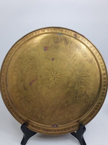 Hochwertige antike arabische Kaffeetassenset mit Messing Tablett Kanne - Bild 11 von 13