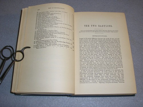 Antique Religion Theology Book Two Babylons Christianity Occultism Paganism 1936 - Foto 13 di 20