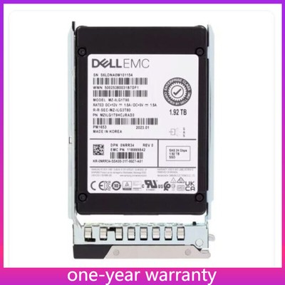 Dell 0NRR34 NRR34 EMC 1.92TB SAS 24Gbps RI 2.5'' Gen14 G15 G16 R640 R650 SSD