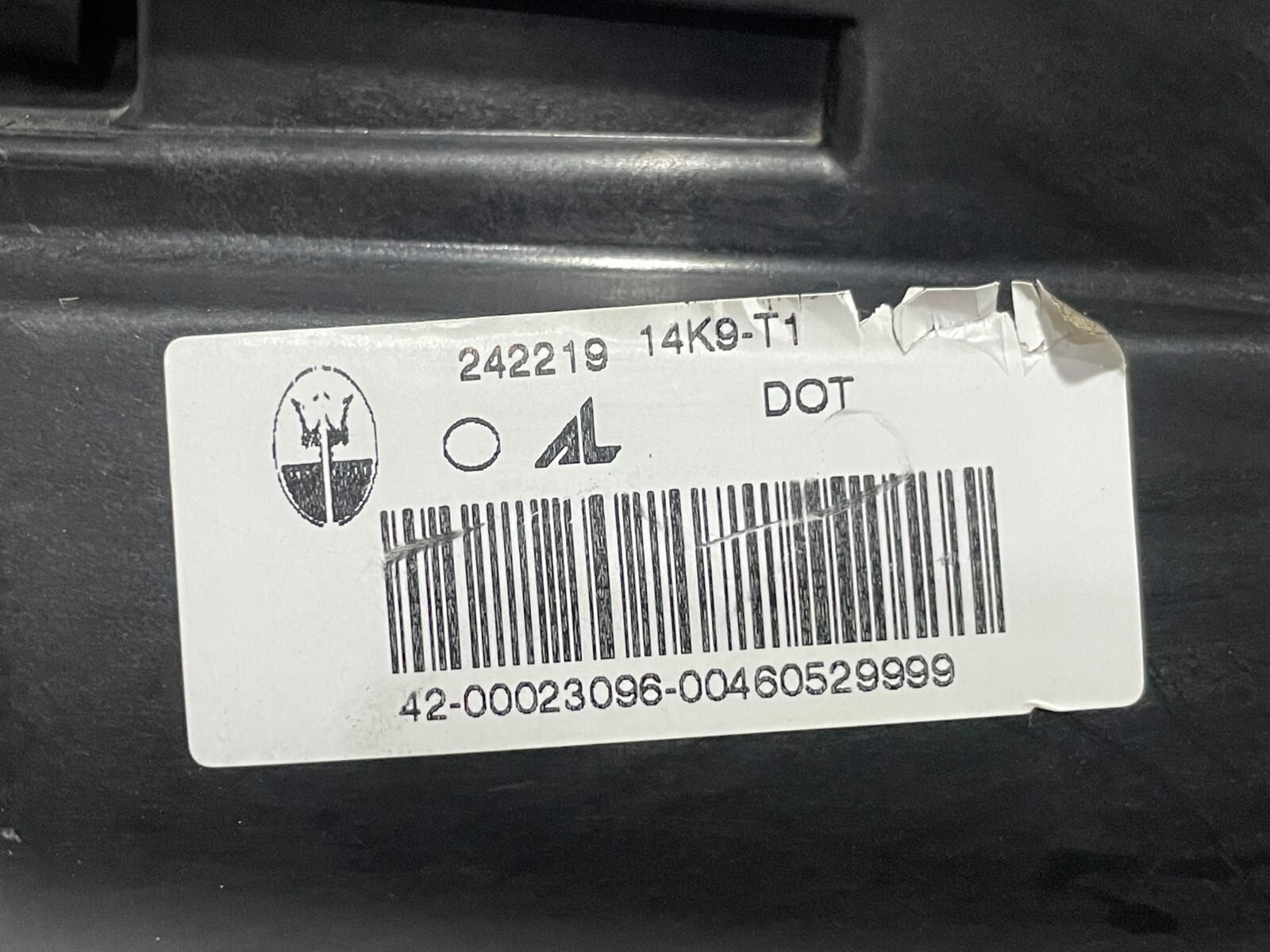 2009 - 2012 MASERATI QUATTROPORTE LEFT XENON HEADLIGHT COMPLETE 242219 OEM