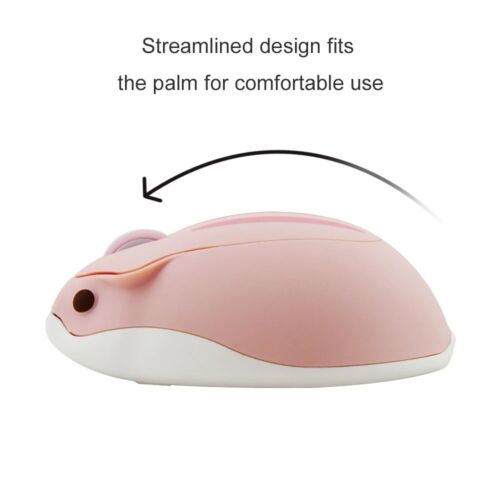Wireless Computer Mouse Hamster Cute USB Optical Mini 1200DPI Laptop Small Mice - Picture 4 of 15