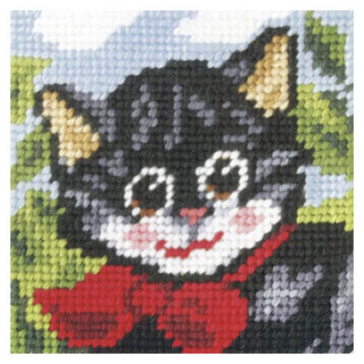 Orchidea Nadelspitze: Meine Erste Stickerei: Pussy Cat