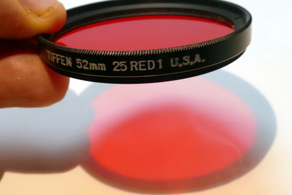 Tiffen 52mm 25 RED 1 Filter Made in USA Amber - Image 3 of 4