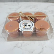 CHESAPEAKE BAY CANDLE 6 Votives - PUMPKIN SPICE And Everything Nice Scented Wax 