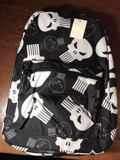 Marvel Punisher Logo All-Over Print Backpack New /w Tags