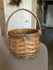 Carnation Basket With Shamrock