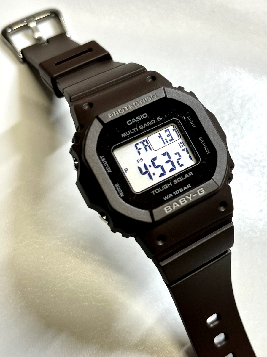 CASIO BABY-G BGD-5650-5JF Radio Solar Digital Watch Matte Brown