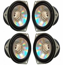 😍 4 PZ. TWEETER 8 Ohm CUPOLA DRIVER  "DELUXE" 7 CM RICAMBI AUTO CASSE ACUSTICHE