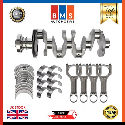 BMW N47D20 2.0 DIESEL N47 FORGED CRANKSHAFT WITH BEARINGS CONNECTING RODS SET