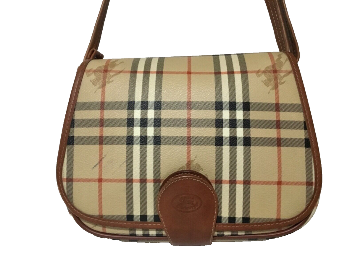 Burberrys Vintage Nova Check PVC Leather Crossbody Bag | eBay Burberrys Vintage Nova Check PVC Leather Crossbody Bag | eBay