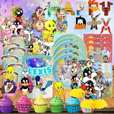baby Looney tunes toons birthday party supplies favor centerpiece decoration