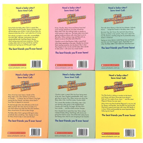 The Babysitters Club Lot of 6 Books by Ann M. Martin #1 2 3 4 7 8 - Picture 2 of 6