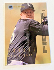 1995 Fleer Emotion Fierce MLB Baseball Card #24 Jim Abbott Chicago White Sox