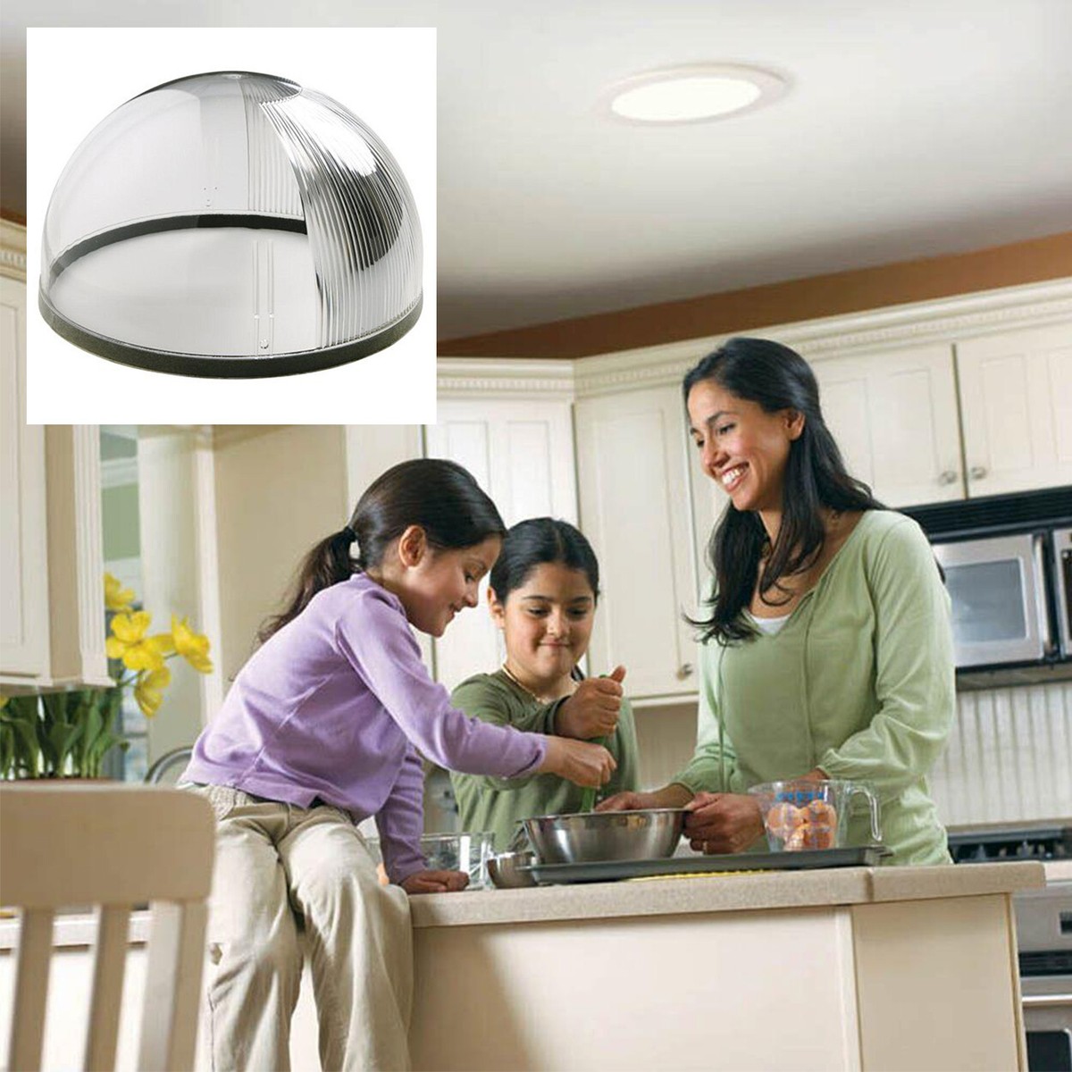 Acrylic Dome 10-in EZ Tubular Skylight Light Solar Lens Leak Proof